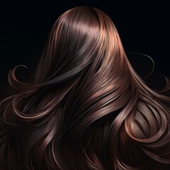 Fototapeta premium hair with long hair
