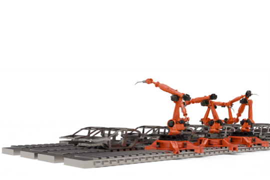 Car manufacturing industry arm robot arms robot robotics arm	transparent background for push on background 3D PNG photo	