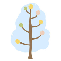 illustration of abstract tree