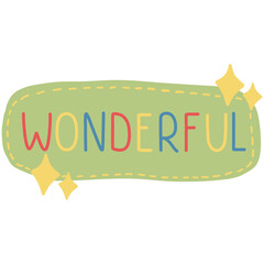 Digital sticker set, label, planner sticker
