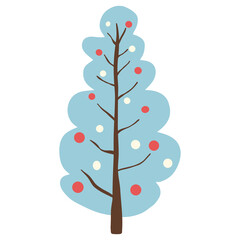 Tree, winter tree drawing