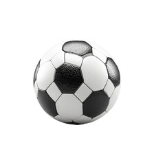 Fototapeta premium Soccer Ball Isolated on White Background Sports Photography