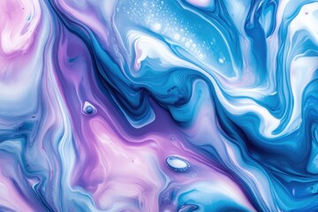 Obraz premium abstract flowing neon wave purple background