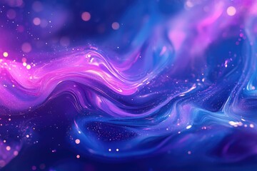 abstract flowing neon wave purple background