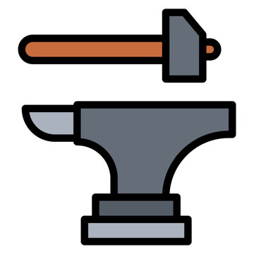 recommend clip art: Anvil Shoot icon vector image. Can be used for Festa Junina.