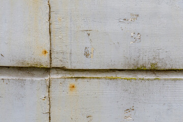 Texture of wood paneling of an old house in northern europe
