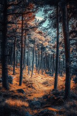 Obraz premium Tall Trees Forest