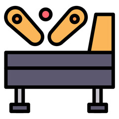 Pinball Games icon vector image. Can be used for Bowling. © SAMDesigning