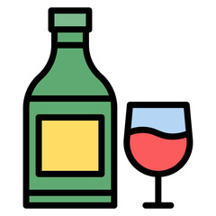 Alcohol icon vector image. Can be used for Luxury.