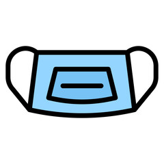 Obraz premium Mask icon vector image. Can be used for Volleyball.