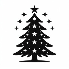Fototapeta premium Christmas Tree Design Illustration Natal