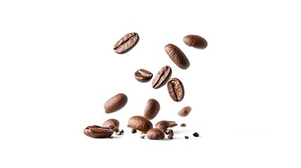 Obraz premium Coffee Beans Falling