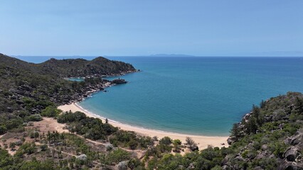 Obraz premium Aerial photo of Magnetic Island Queensland Australia