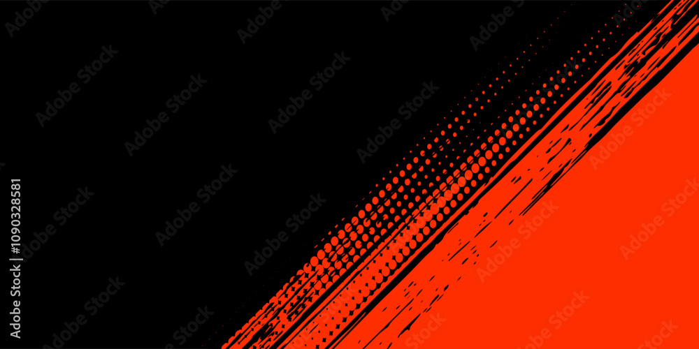 Wall mural halftone background vector, abstract backdrop design with two tone pattern