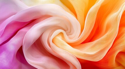 Obraz premium A close up shot of a colorful fabric background