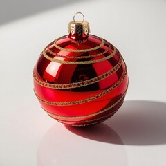 red christmas ball