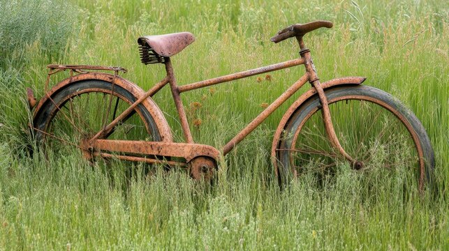 Rusty old bike hotsell