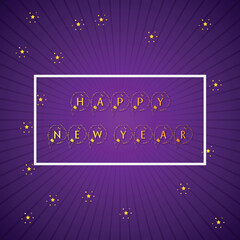 Happy new year banner design