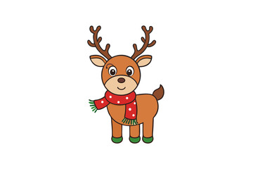 Obraz premium Christmas animal