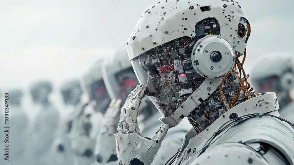 Leinwandbilder Security expert analyzing ai algorithms under breach standard cybersecurity lab technical report digital environment expert insight ai safety protocols