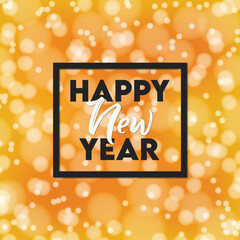 Happy new year banner design