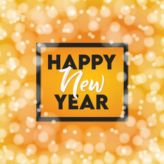 Happy new year banner design