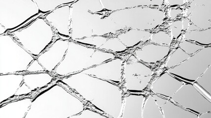 Fototapeta premium Scientific Diagram of Metal Fatigue with Microscopic Cracks and Stress Patterns on Metal Surface