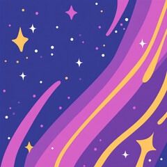 Fototapeta premium Playful abstract background with vibrant colors and whimsical shapes