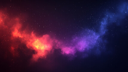 Fototapeta premium vibrant cosmic background filled with colorful nebulae and stars