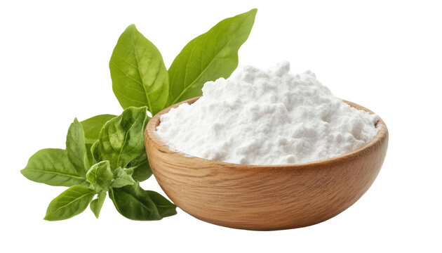 Isolated fresh baking soda on transparent background for home and wellness use natural ingredients food grade quality high resolution image for seo optimization