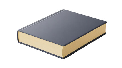 Creating a blank mockup book cover for creative projects in an artistic studio setting with a minimalist approach, transparent background