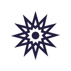 vector Christmas icons of black color