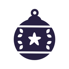 Fototapeta premium vector Christmas icons of black color