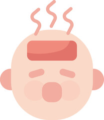 flu fever headache hurt unhealthy chill