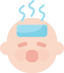 flu fever headache hurt unhealthy chill