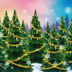 Obraz premium Christmas tree