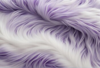 Fototapeta premium Lavender and white fur with a smooth flowing texture, AI Generated