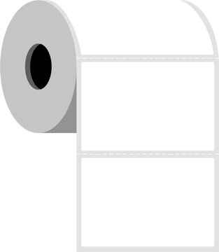 recommend clip art: White roll stickers for design work