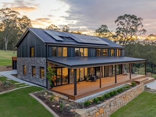 Energy-independent homes, generating power independently for a sustainable lifestyle