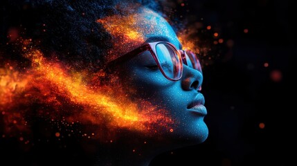 mental health issues through creative visuals, mindfulness, and emotional expression