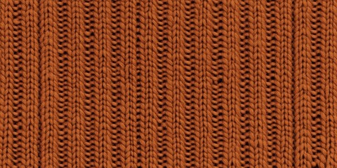 Naklejka premium Warm and Cozy Textured Knit Fabric Background in Rich Orange Hue for Home Décor, Fashion, and Craft Projects to Evoke Comfort and Style in Every Design