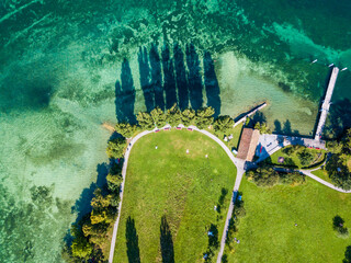 Lucerne Shoreline Aerial View