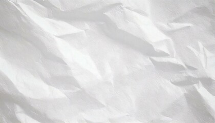 Obraz premium Abstract white crumpled and creased recycle paper texture background