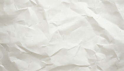 Obraz premium Abstract white crumpled and creased recycle paper texture background