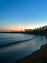 Obraz premium sunset over the sea