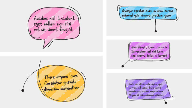 Hand Drawn Call Out Titles