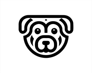 Obraz premium dog icon