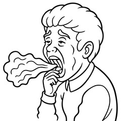 Obraz premium bad breath