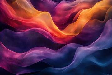 hue flow, bold distorted texture, Generative AI