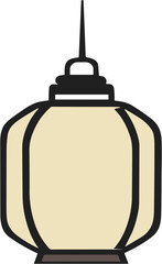 Obraz premium 일본등불 아이콘